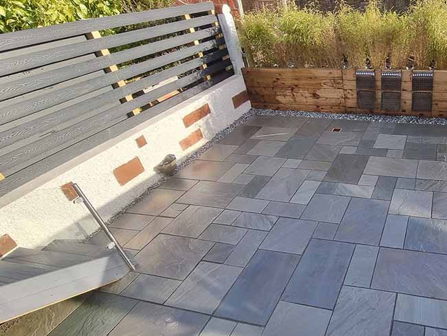 Garden Makeover with Paving in Cardonald