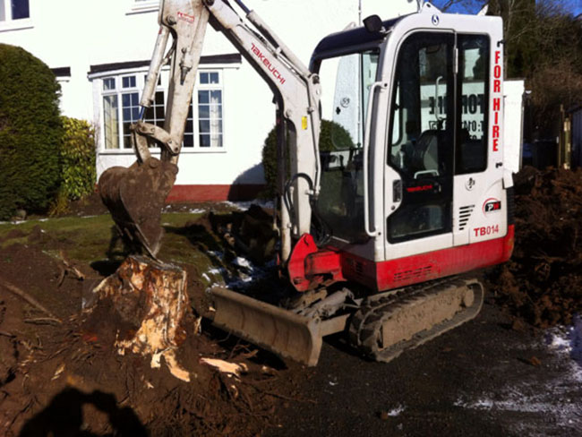 Domestic drainage Glasgow & Stump Removal