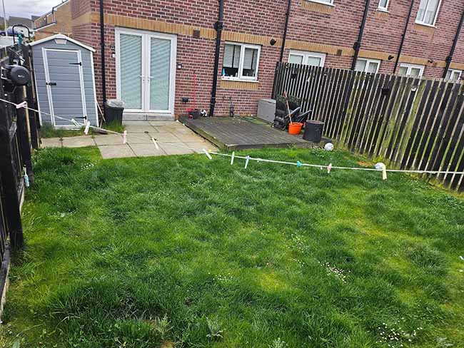 Garden Landscaping makeover in Cambuslang