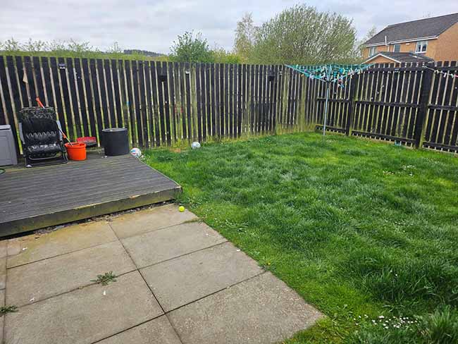 Garden Landscaping makeover in Cambuslang